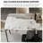 Modern Simple Artificial marble Dining Table Set-103446843