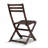 3-Piece Eucalyptus Bistro Set, Square, Espresso