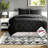 Hypoallergenic Reversible Polyester Bedding Set, Modern Comfort For Home
