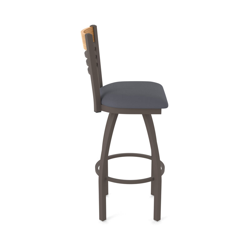 Tabouret tournant 880 Eleanor, Bronze, Gris, Tabouret de bar (siège de 30 po de hauteur)