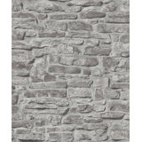Bricks and More Collection Rustic Stone Wall Wallpaper Roll