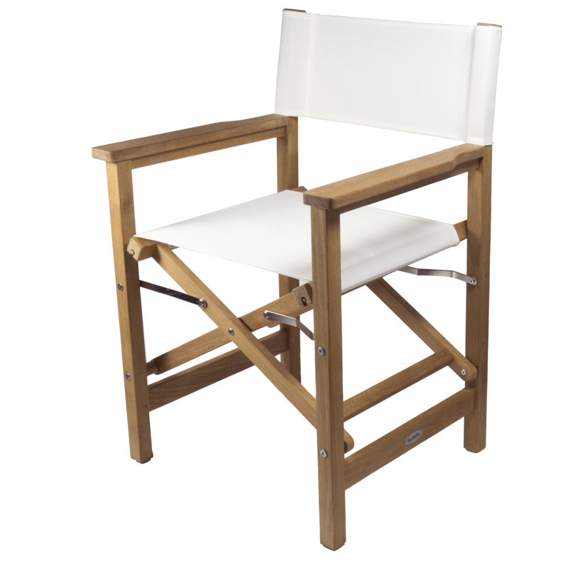 Chaise de réalisateur pliante, Blanc