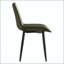 Ensemble de 4 chaises de salle à manger minimalistes modernes avec cuir synthétique et pieds en métal-133703974-133703975