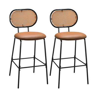 Counter Stool with Metal Frame