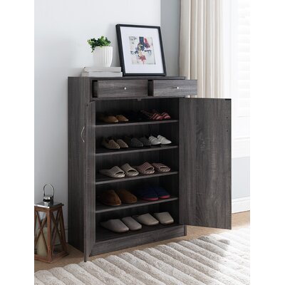 Loon Peak® 20 Pair Shoe Storage Cabinet & Reviews | Wayfair