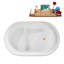 Baignoire autoportante 47 "avec drain interne Streamline-101688619