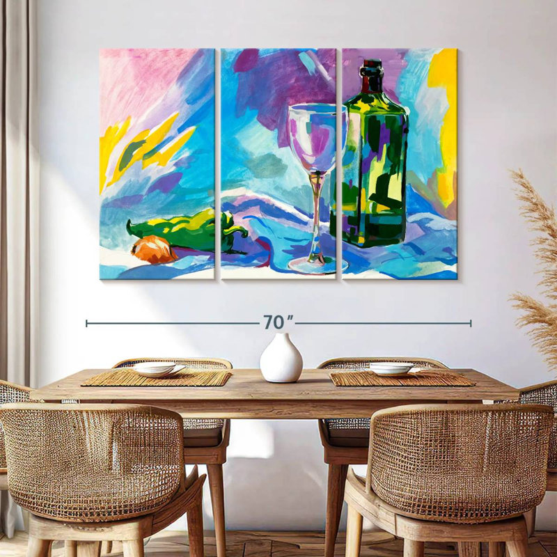 Yarlin Alcohol, 32" H x 50" W