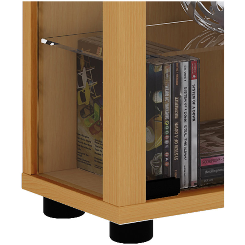 Lumo Display Cabinet, Light Brown, Yes, 90cm H x 59cm W x 18cm D