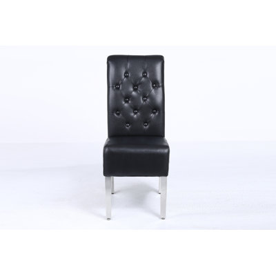 A Pair Of (X2) Leather Aire Sara Dining Chairs