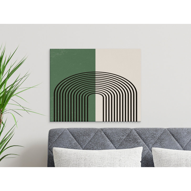 Wrapped Canvas Print Set, 50.8 cm H x 76.2 cm W, Green/Beige
