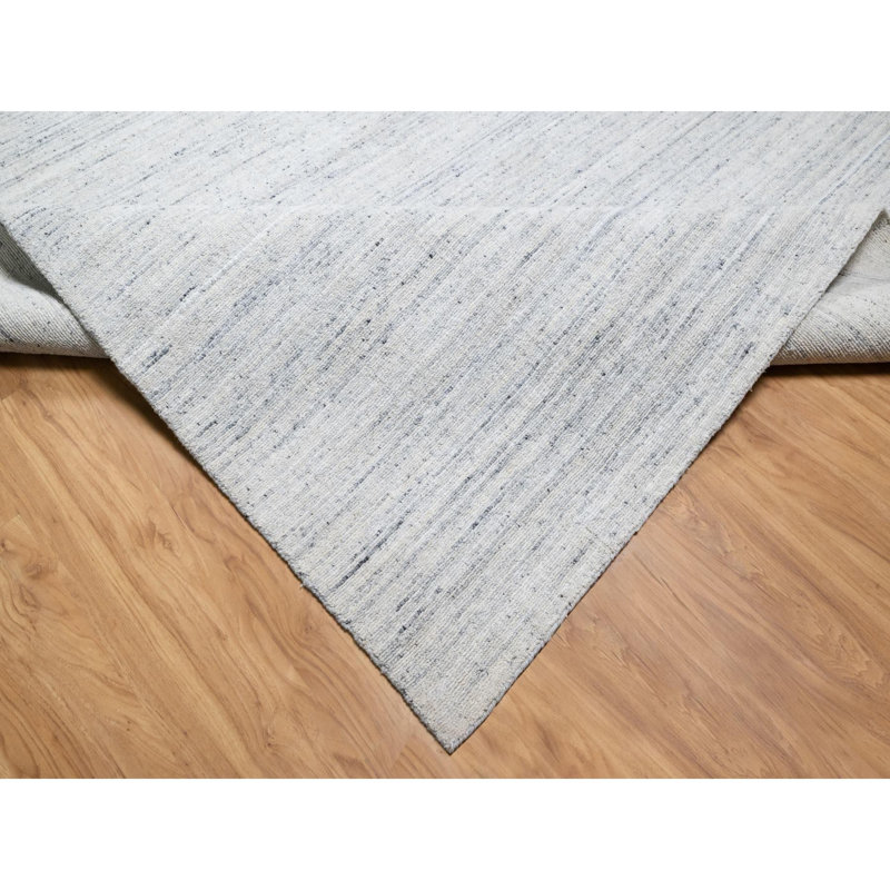 Très grand tapis gris en laine tissé à la main 12 pi 1 po x 17 pi 9 po 2 CA7F584F9F54EDBB7760B6EE2D7D6CF