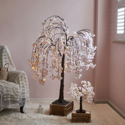 Pink Cherry Blossom Tabletop Tree