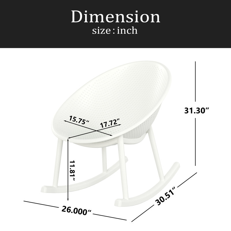 Chaise berçante (ensemble de 2)