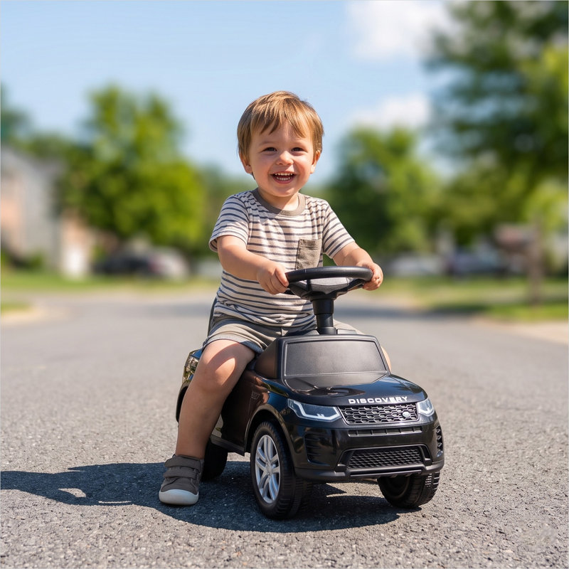 Rangement pour scooters pour enfants 10,2 x 4,3 x 6,5 po en Pp noir et acier de 18 à 36 mois