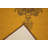 Machine Washable Printed Medallion Mustard Yellow and Black Slip Resistant Area Rug-115433880