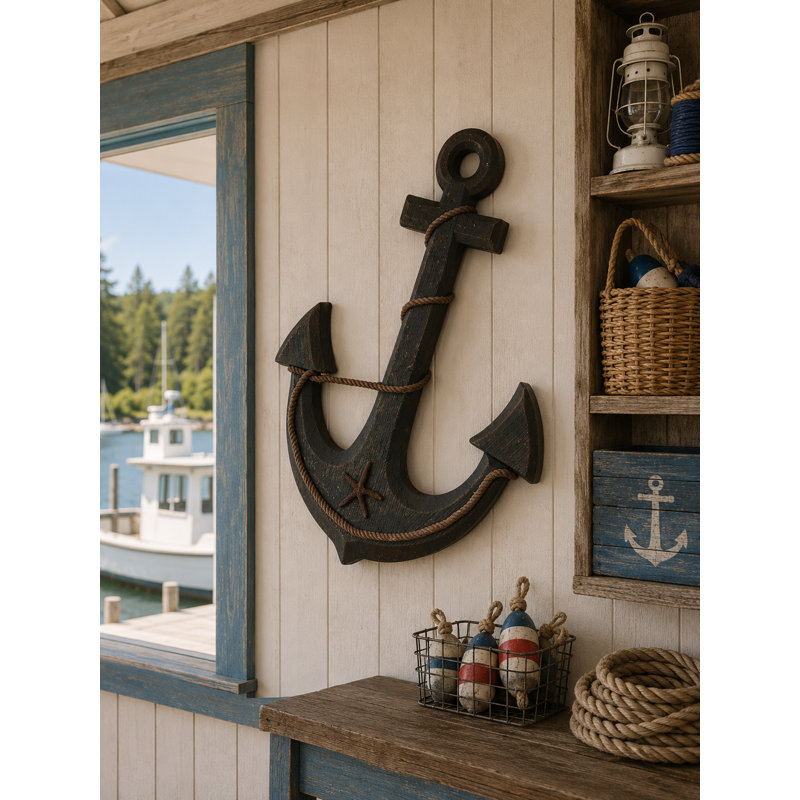 Rustic Ship Anchor Wall Decor