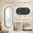 BLACK PVC frame mirror 18X40 INCH