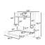 Lit escamotable en bois avec tablettes, placard et tiroirs Ladontay-1111444211-1111444214