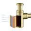 Siphon pour bouteille de salle de bain Kibi-57333427