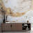 Cream & Gold Marble Wall Mural-1159892261