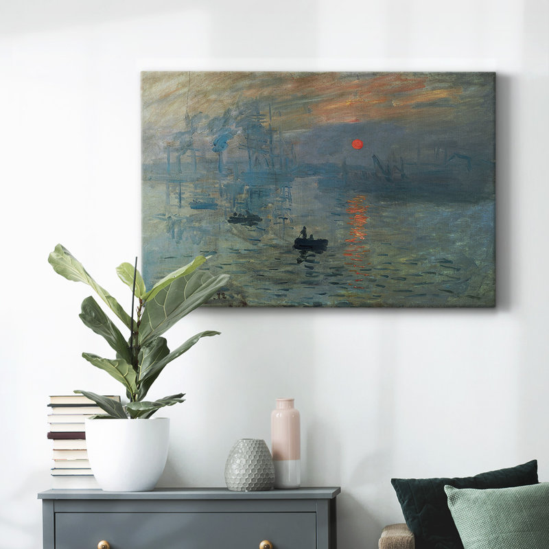 Toile tendue Sunrise par Monet-Gallery, H 12 po x l 18 po