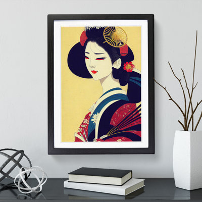 Profile Of A Geisha No.5 - Single Picture Frame Print