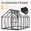 Balconera Greenhouse With Aluminum Frame, PC Panels-112651776-112602300