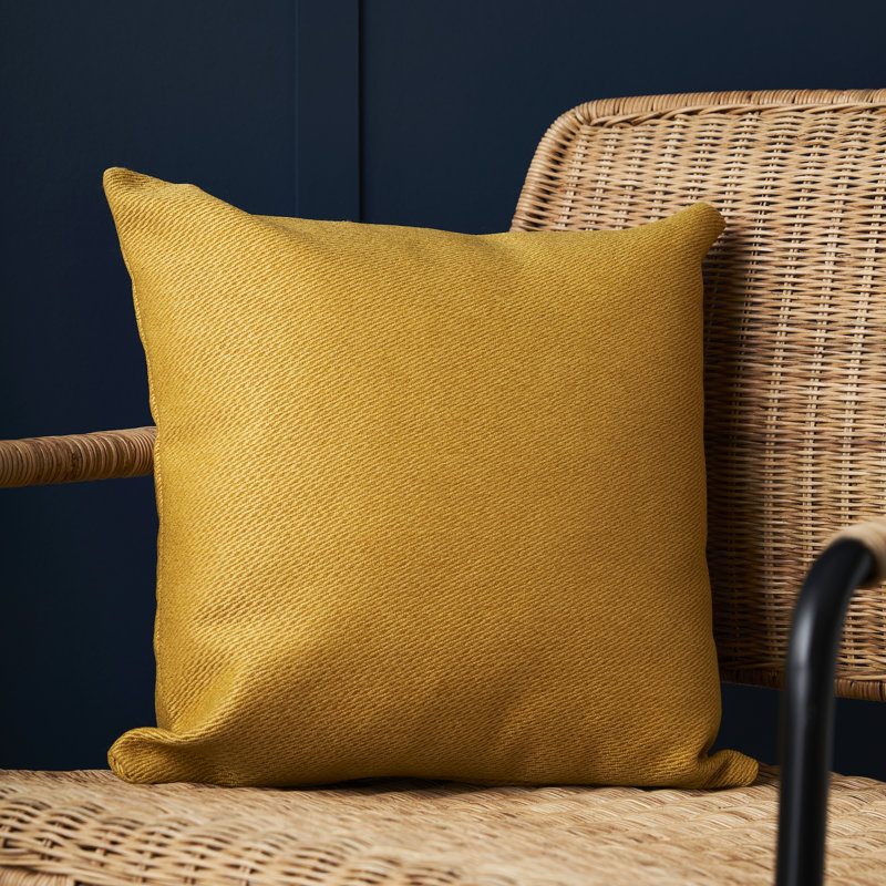 Agbogla Square Cushion, Ochre