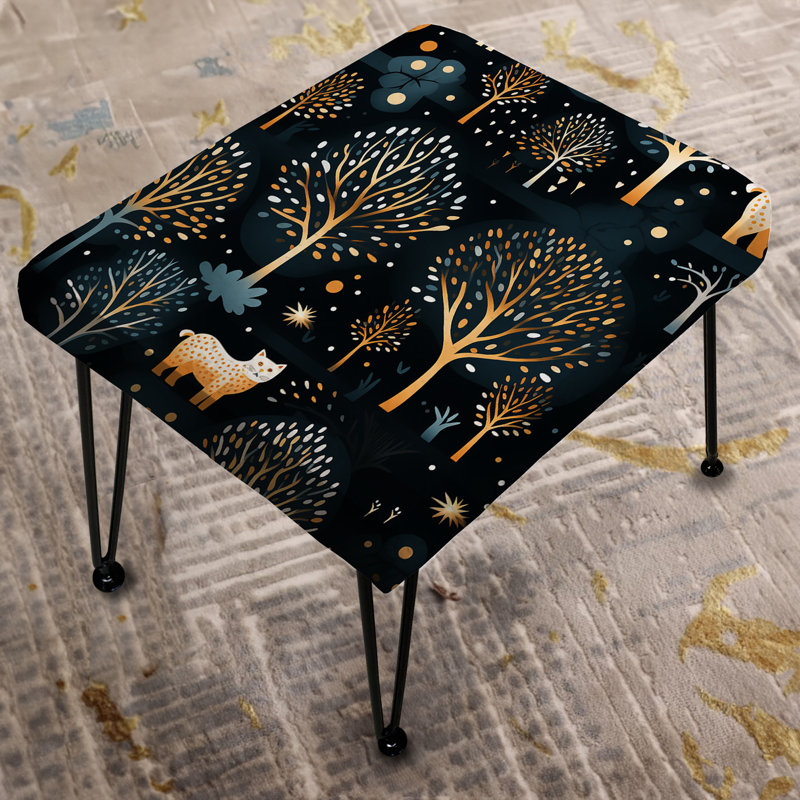 Palu - Animal Print Rectangle Ottoman