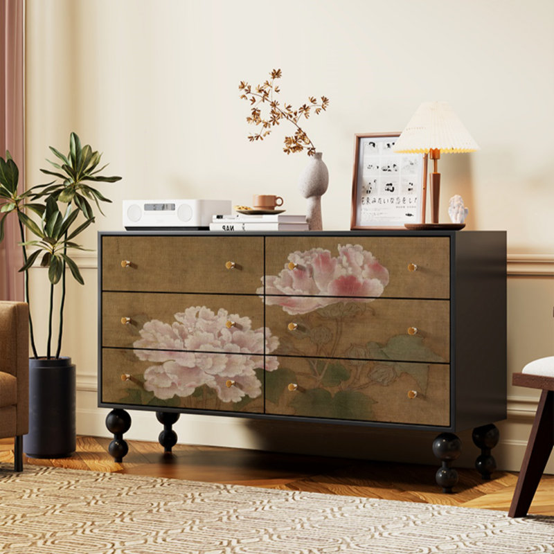 Commode d'appoint en bois massif