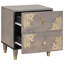 40cm W Solid Wood Bedside Table