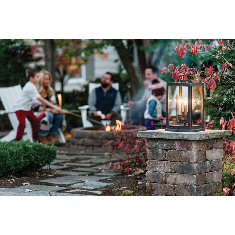 Sutcliffe 3 - Light Pier Mount Light, Oil Rubbed Bronze
