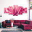 Blush rose abstrait, reproduction d'art sur toile-81771988