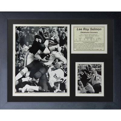 Souvenirs encadrée lee roy selmon-oklahoma