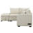 Upholstered L-Shaped Sectional Reversible-1570010530