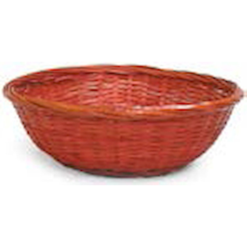 Panier en bambou teint Chesterwood, H 3 po x l 10 po x P 10 po