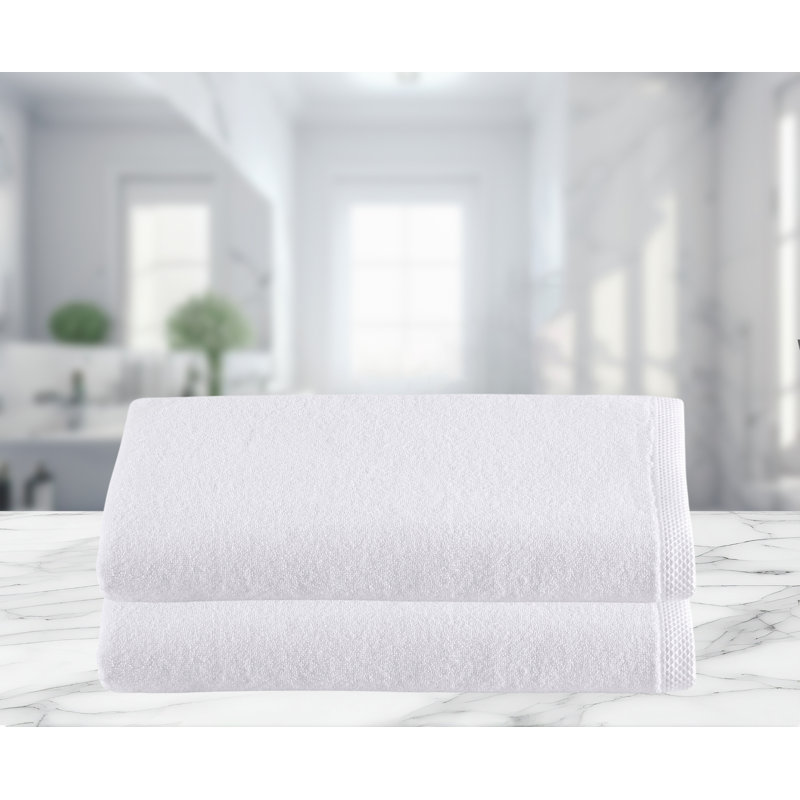COTE D'AZUR BATH SHEETS, White