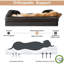 Lit pour chien pour très grands chiens, lit lavable pour chien avec doublure imperméable et fond antidérapant, canapé orthopédique en mousse d'œuf pour dormir, lit pour animal de compagnie-523413123