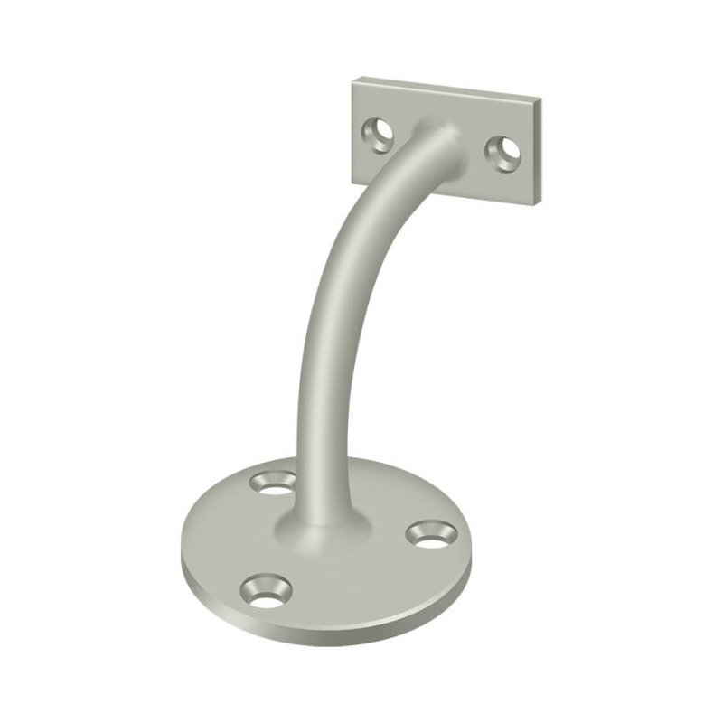 3.25" Projection Light Duty Hand Rail Bracket, Brushed Nickel