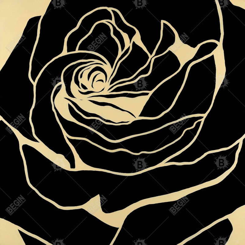 " Silhouette Of A Rose "