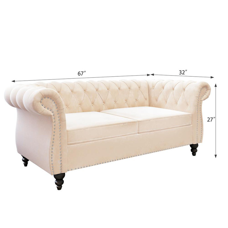 Causeuse Famke, Beige