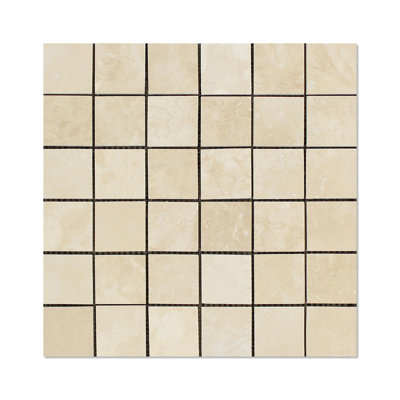 Carreau de mosaïque en travertin