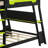 Dual-Station Gaming Bunk Bed Featuring Built-In Desks, USB Desktop Connectivity & Customizable Pegboard-2467475