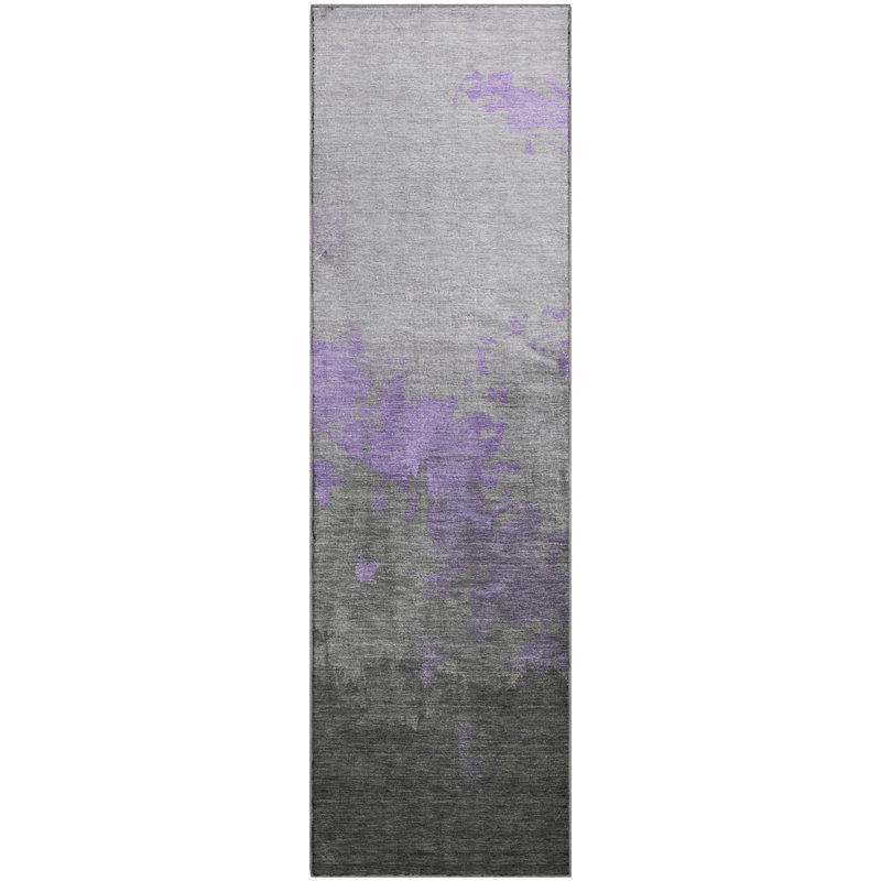 Premium Machine Washable Bennette AMF1881 Modern Rug, Runner 2'3" x 7'6"