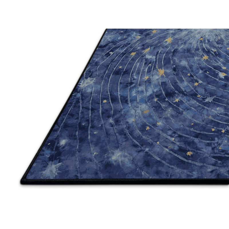 Tapis gris soyeux et moelleux, Rectangle 7 pi x 10 pi