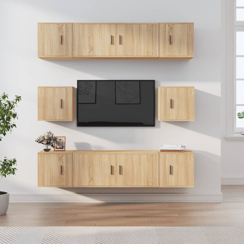 Aedyn TV Stand for TVs up to 78", Sonoma Oak