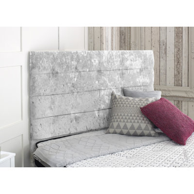 Upholstered Velvet Panel Headboard