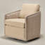 Chaise pivotante en bois de lin massif-1382870970