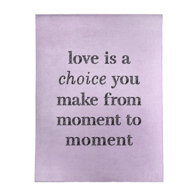 Quotes Chenille Indoor Rug