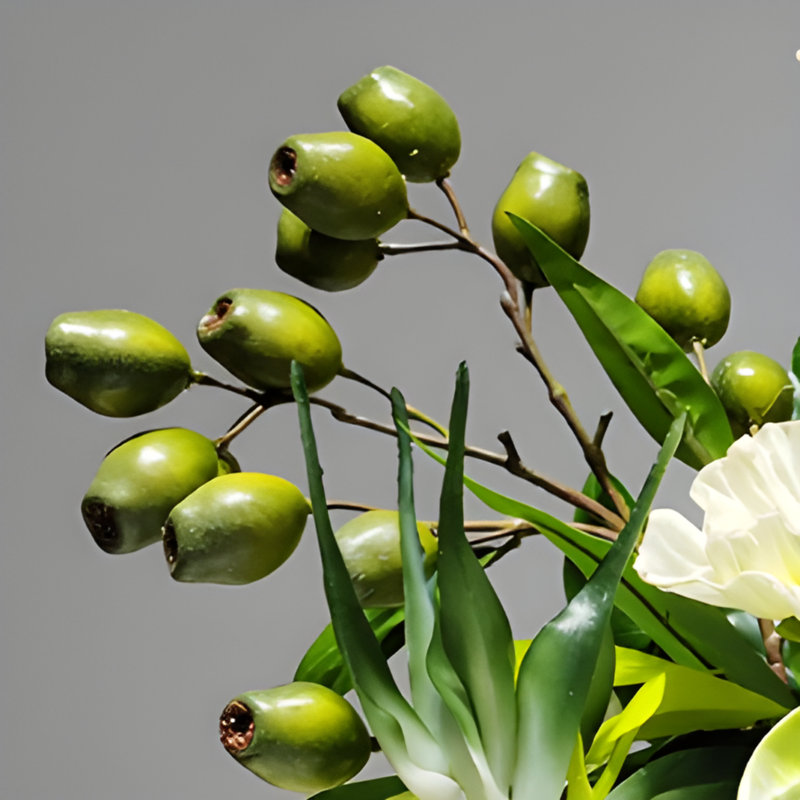 Ornements de fleurs simulées